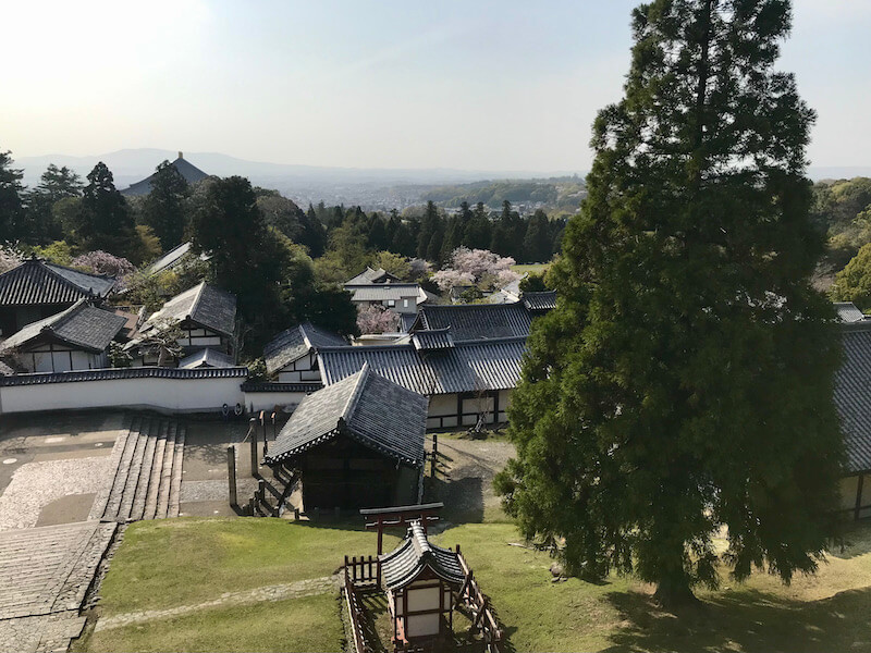 View from Todaiji Nigatsudo in Nara