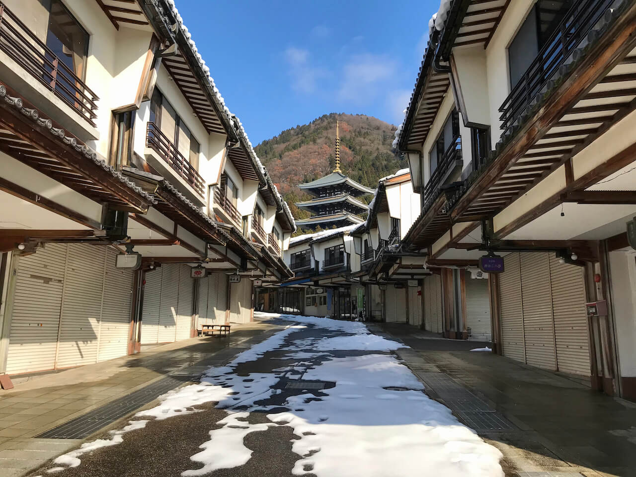 Ghost town in Katsuyama, Fukui