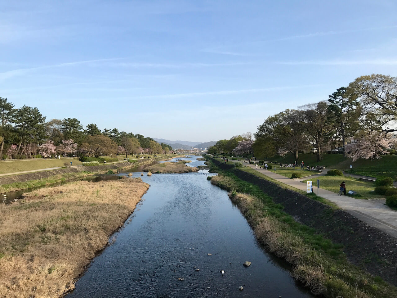 Kamo River in Kyoto