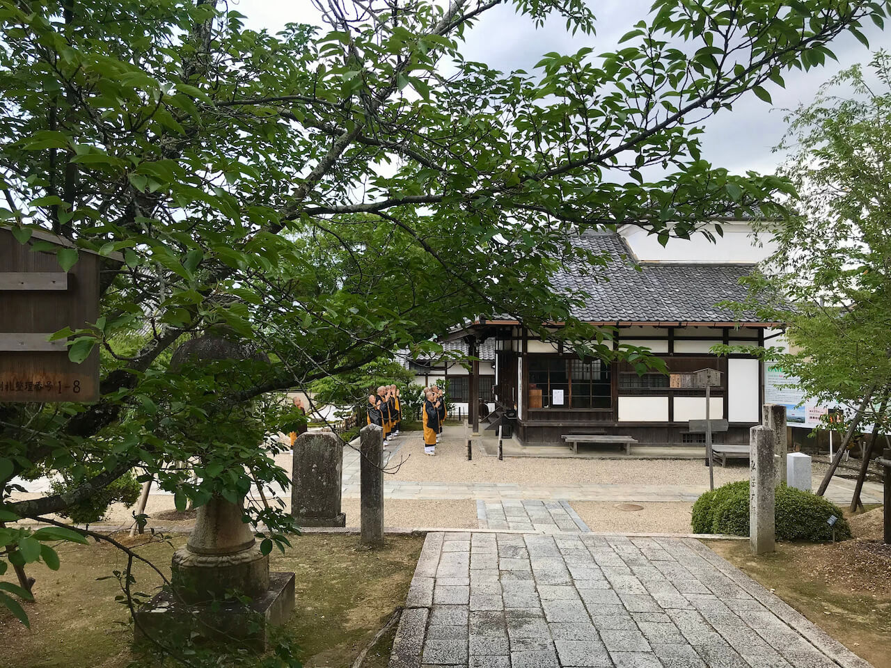 Ninnaji monks in Kyoto