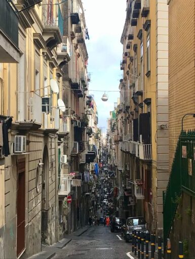 Cityscape of Naples, Italy