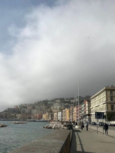 Along the coast of Naples, Italy