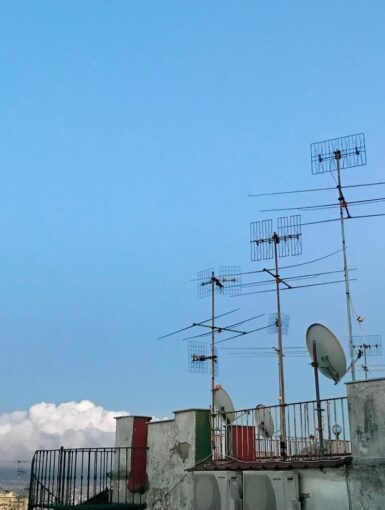 TV antennas in Naples, Italy