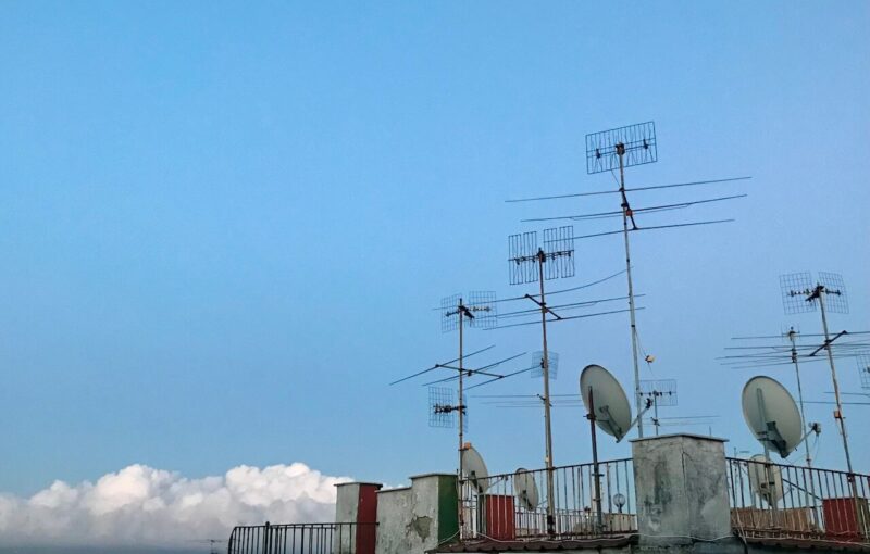 TV antennas in Naples, Italy