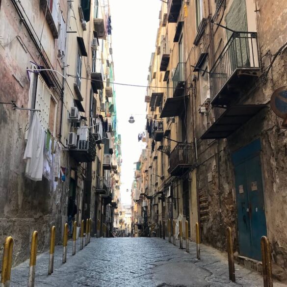 Sanita district in Naples, Italy