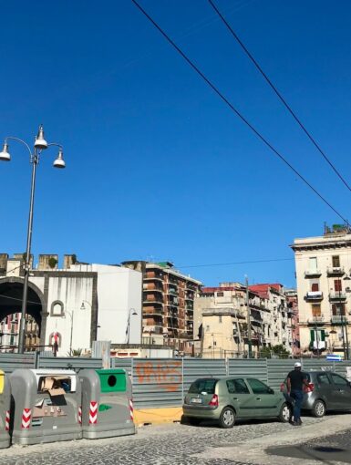 Cityscape of Naples, Italy